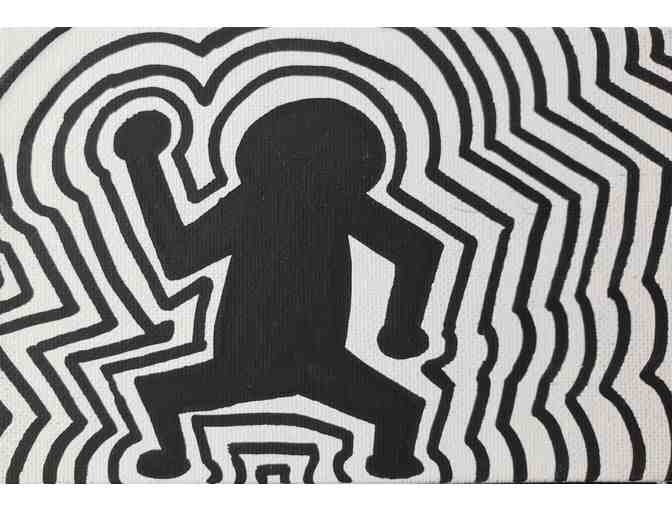 Senior Sam Vanderkin: Keith Haring-inspired canvas set (set of 8)