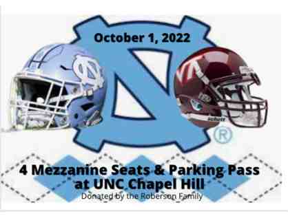 UNC Tarheel - UNC vs. Virginia Tech Football Tickets + Tailgate