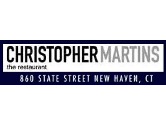Christopher Martins $25 Gift Certificate