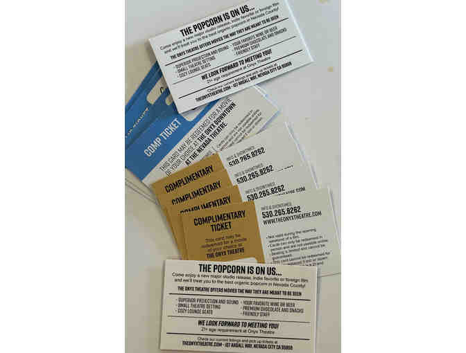 4 tix at The Onyx Theatre and 4 tix at The Onyx Downtown with 2 Free Popcorn Passes - Photo 1