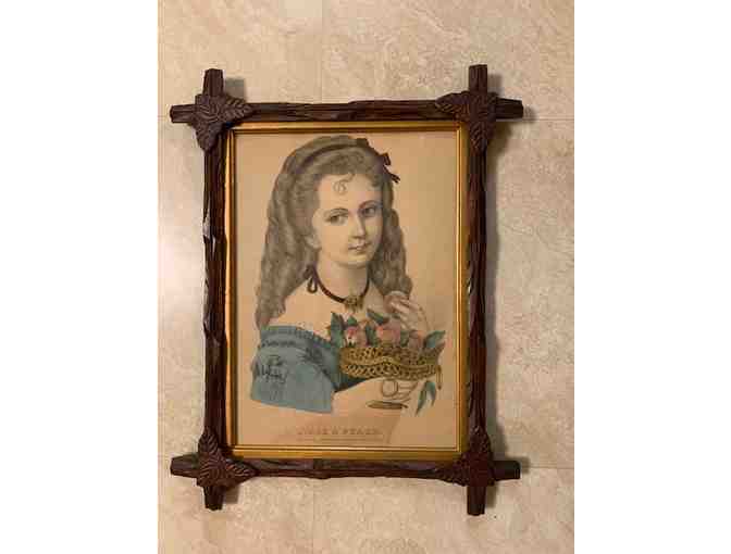 Lithograph (1874 Antique) - Currier & Ives, 150 Years Old