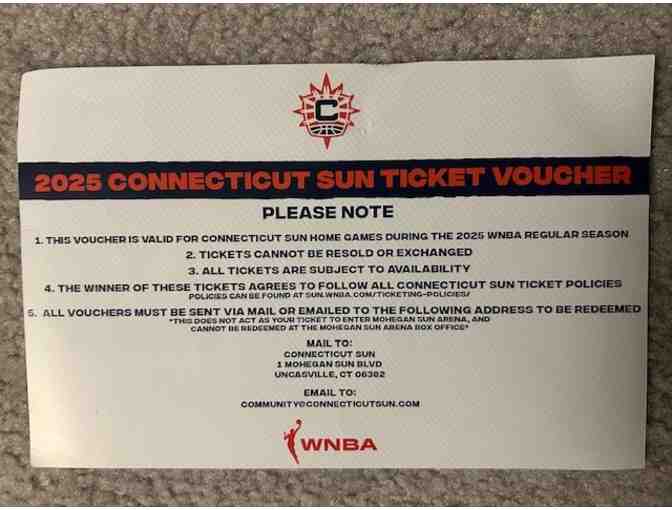 BASKETBALL: Conn Sun TICKETS (WNBA Women's Team) - 4-Pack Admission