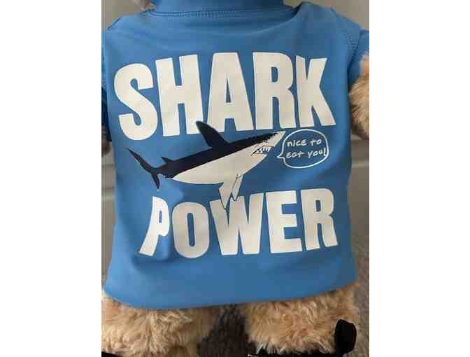 1 BEAR SHARK (Shark Week, Build A Bear, Teddy with T-Shirt