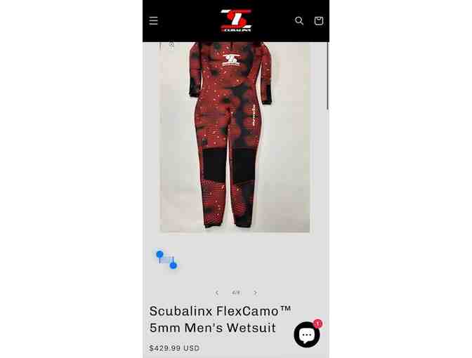 1 WETSUIT: You PICK the size - Mens (5mm, FREE Shipping!)