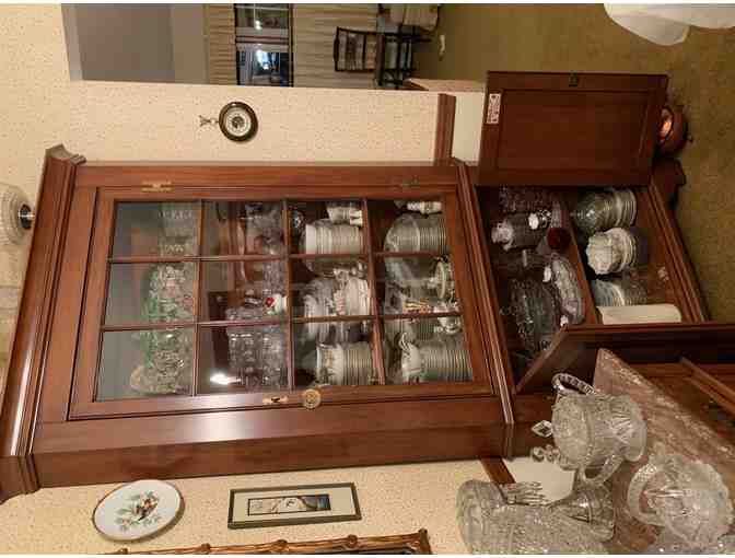 VINTAGE 1960's China Closet (Corner) - Mid-Century Modern, Original Receipts - Photo 5