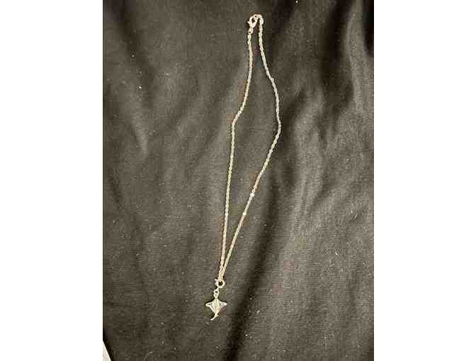 JEWELRY: Stingray NECKLACE (Silver, on 18-inch chain)