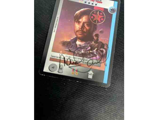 3 AUTOGRAPH: Star Wars (Luke Skywalker, Mark Hamill, 1995) - Photo 4