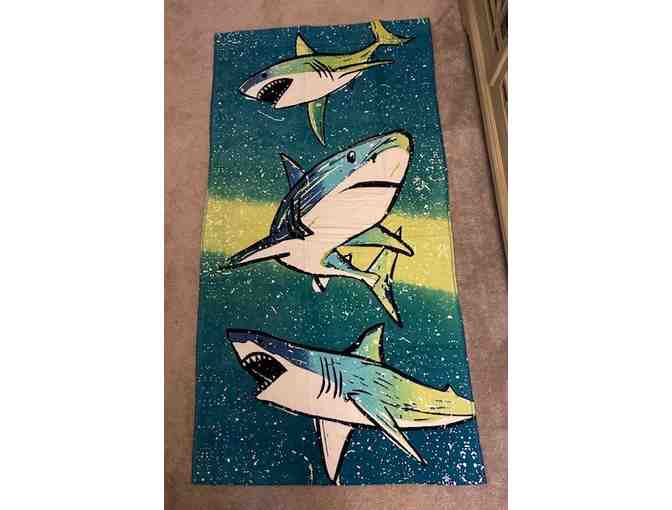 1 SHARK TOWEL: Super-sized, Soft (5 foot) - Photo 1