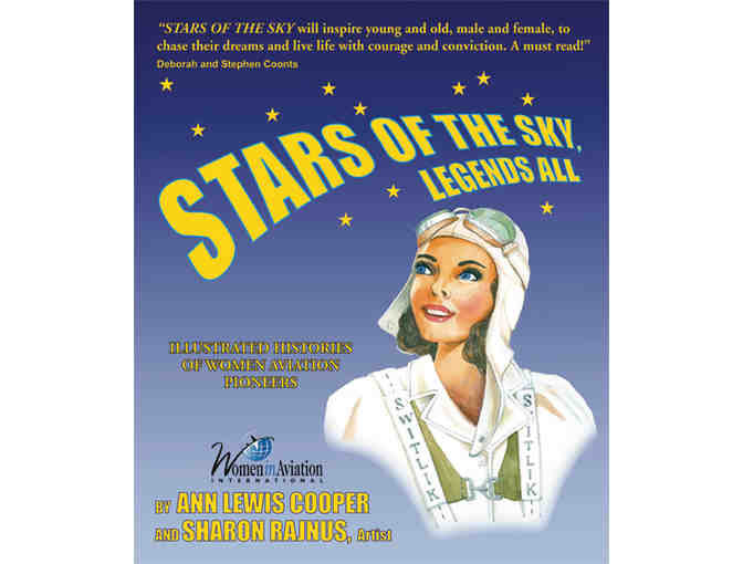 Stars of the Sky, Legends All Book, Military Fly Moms Book, WAI Membership for one year