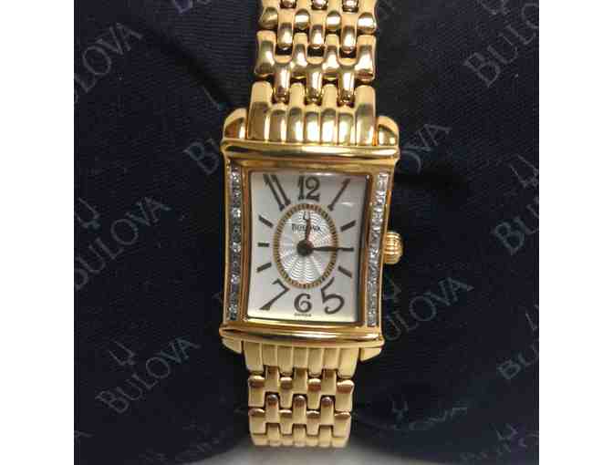 Ladies Diamond Bulova Watch