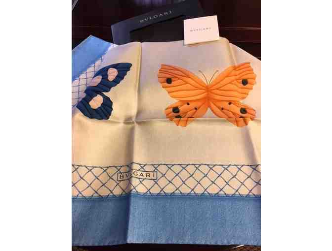 Silk Bvlgari Butterfly Scarf