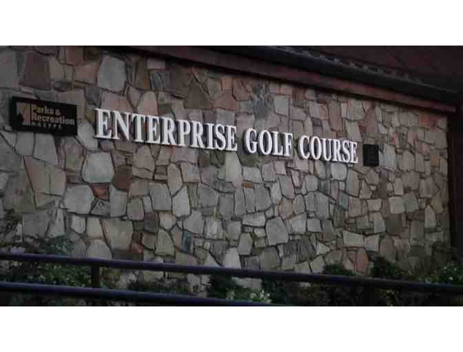 Foursome at Enterprise Golf Course - includes greens fees plus carts