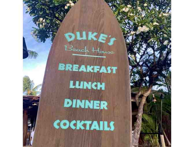 $100 Gift Certificate to Duke's Maui (MAUI)-2