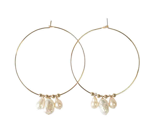 JEWELRY: Dainty Keshi Hoops by Kaia Sage Jewelry - Photo 1