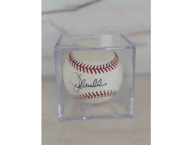 Joe Maddon Autographed Baseball