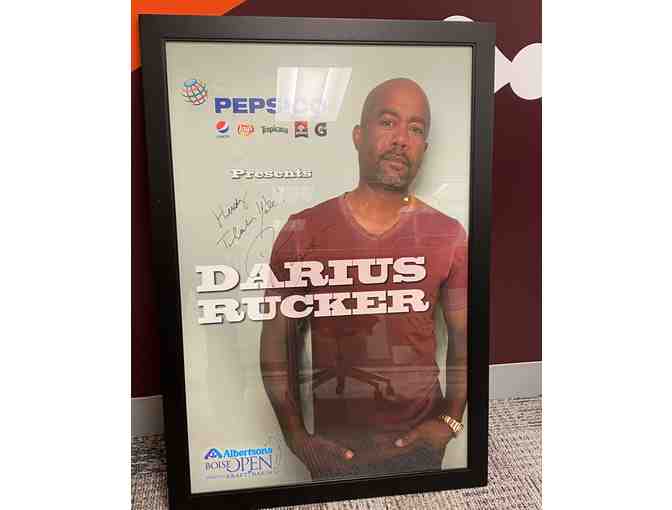 Darius Rucker Autographed Poster