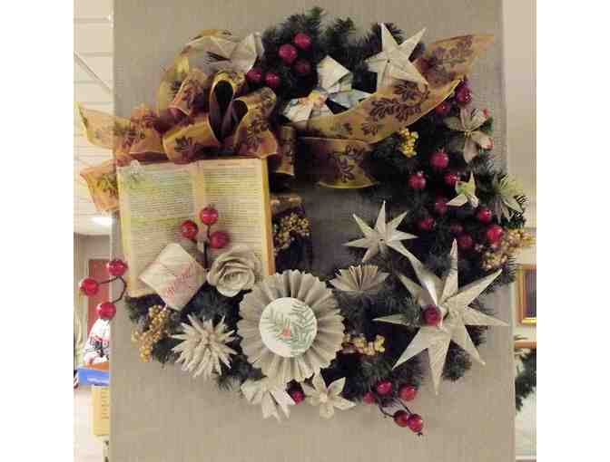 'Reading Through the Season' Christmas Wreath, Support Literacy and Encourage Reading!