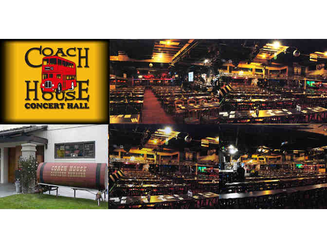 The Coach House: Two (2) Tickets to SIDE DEAL on Sunday, 2/11/18