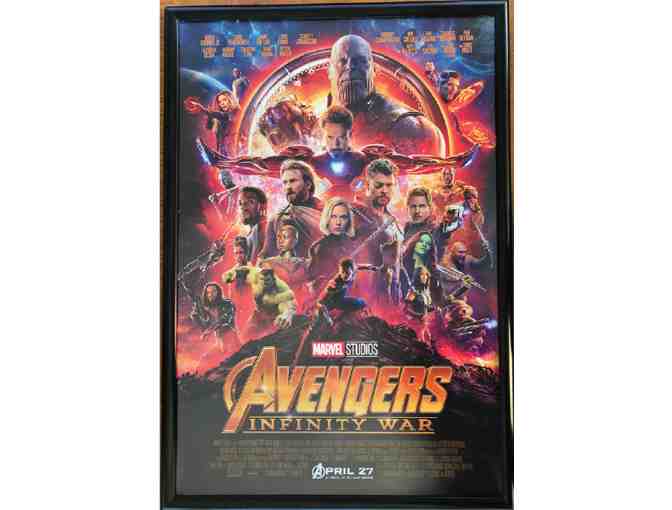 Original Signed Elizabeth Olsen Avengers Infinity War Poster #1