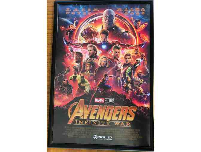 Original Signed Elizabeth Olsen Avengers Infinity War Poster #2