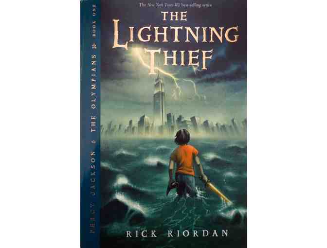 Autographed copy of 'The Lightning Thief'
