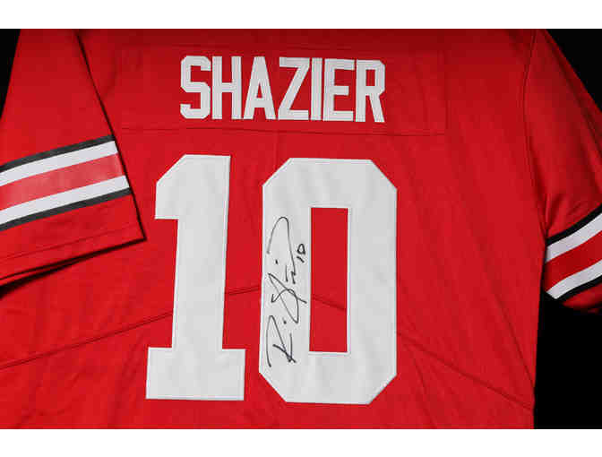 'Shalieve' - Autographed Ryan Shazier #10 Ohio State Jersey
