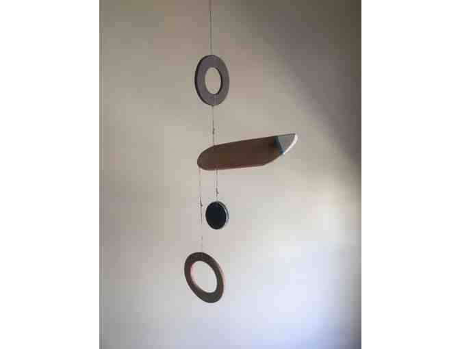 Wood and Ceramic Hanging Mobile by Matt Rosenquist