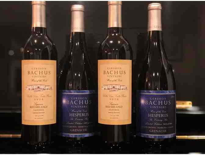 Gershon Bachus Vintners Wine Tasting & 4 Bottles of Wine