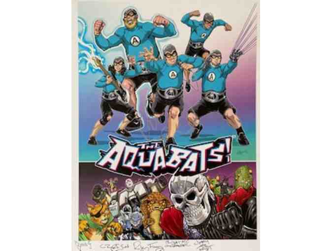 Autographed Aquabats Poster