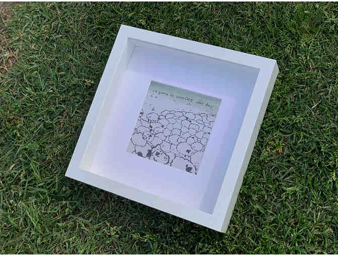 Framed art print - Sheep