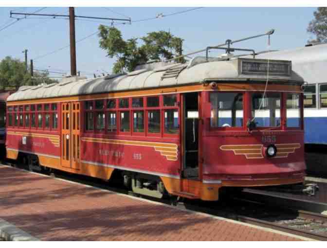 Family Four-pack of Weekend Train and Trolley Ride, Southern California Railway Museum
