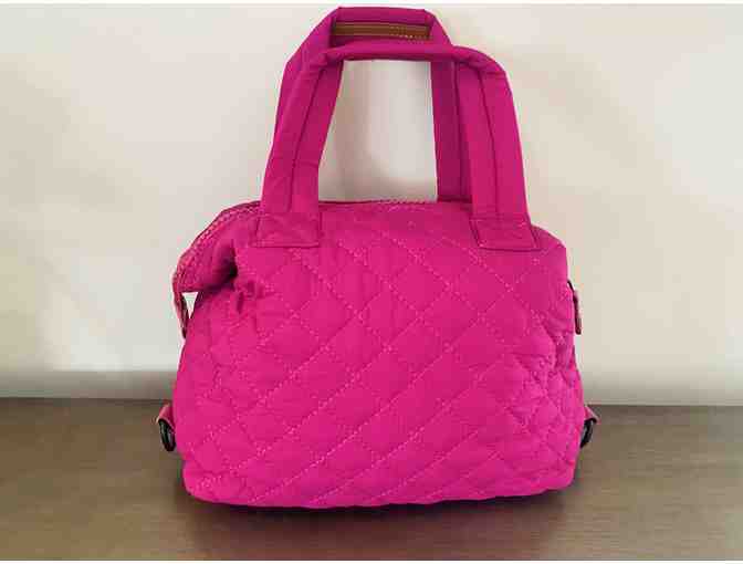 Quilted Cross Body Bag Hot Pink