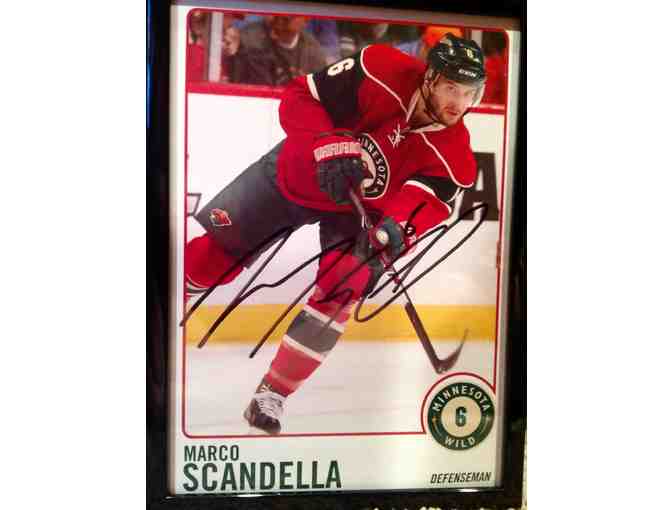 Ryan Carter and Marco Scandella 5x7 Autographed Cards