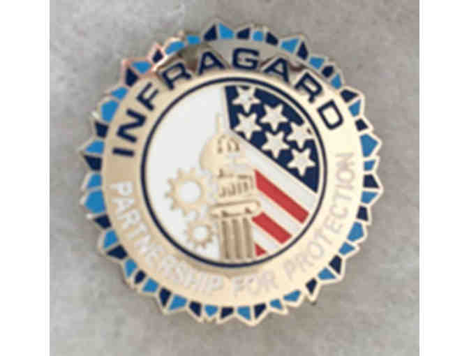 INFRAGARD Challenge Coin and Seal Pin