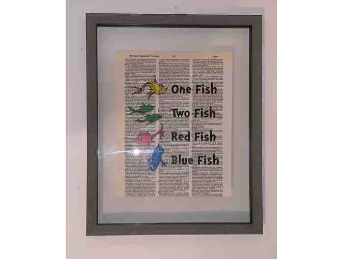 One Fish, Two Fish, Red Fish, Blue Fish Book and Art