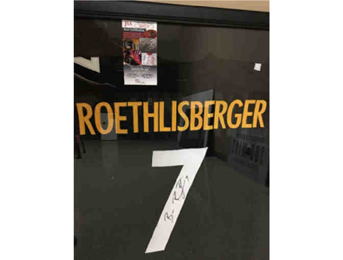Ben Roethlisberger Autographed Jersey #7 in Frame