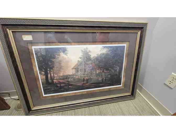 R.C. Davis Art, double matted and framed 16 x 30 - Photo 2