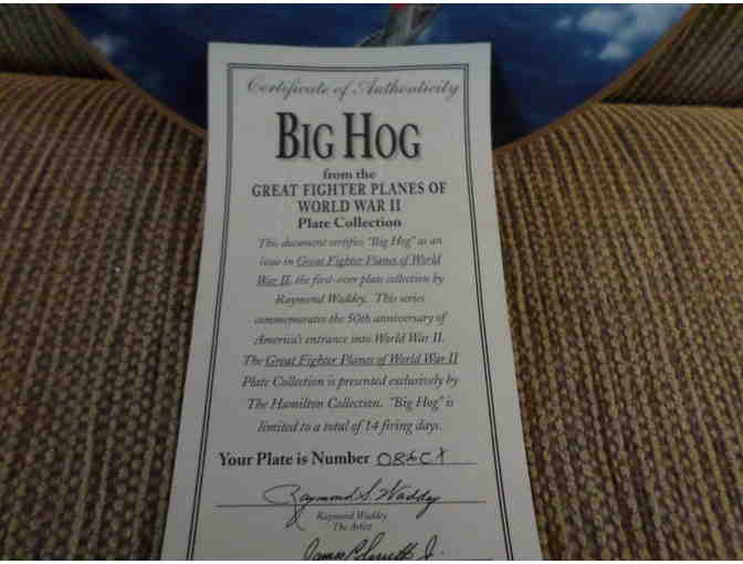 'Big Hog' Collector Plate