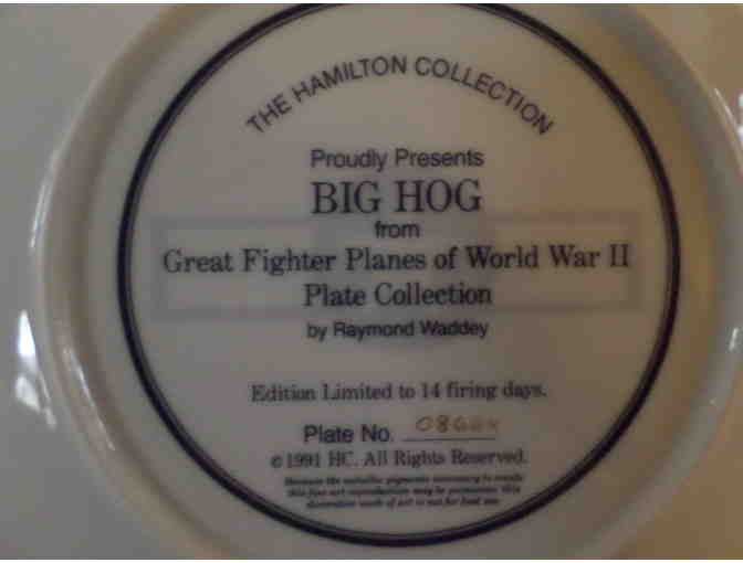 'Big Hog' Collector Plate-B