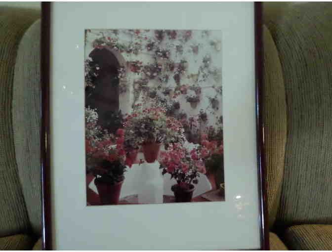 Framed Picture of 'Patio in Cordoba, Spain'
