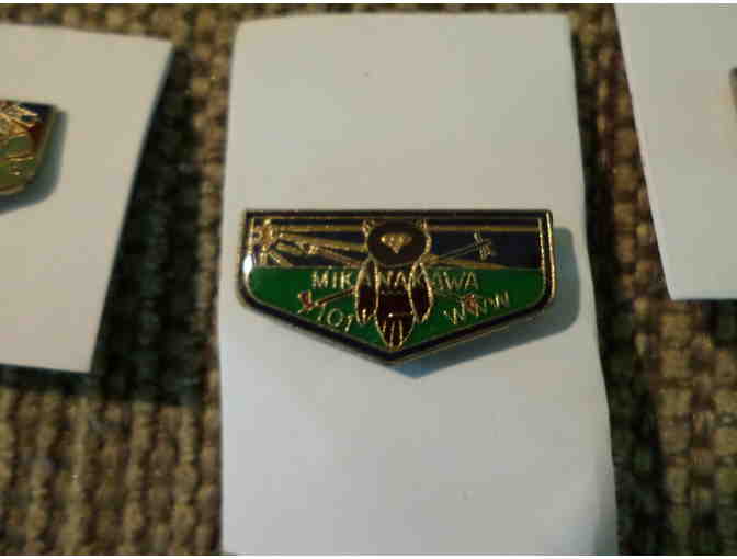 Boy Scouts of America Order of the Arrow Patch and (4) Pins