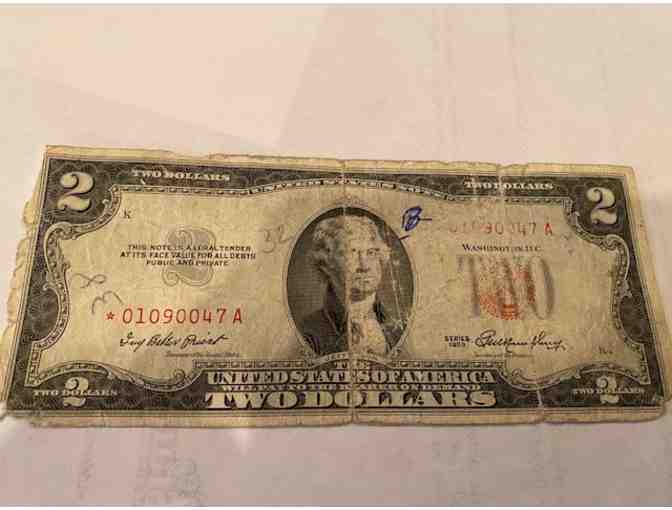 1953 Two Dollar Note Red Seal