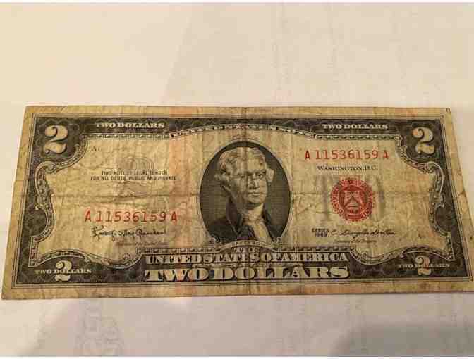 1953 Two Dollar Note Red Seal #2
