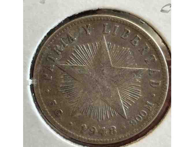 1948 20 Centavos Cuban Coin