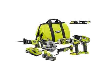 Ryobi One+ 18-Volt Lithium-Ion Ultimate 6 Tool Combo Kit