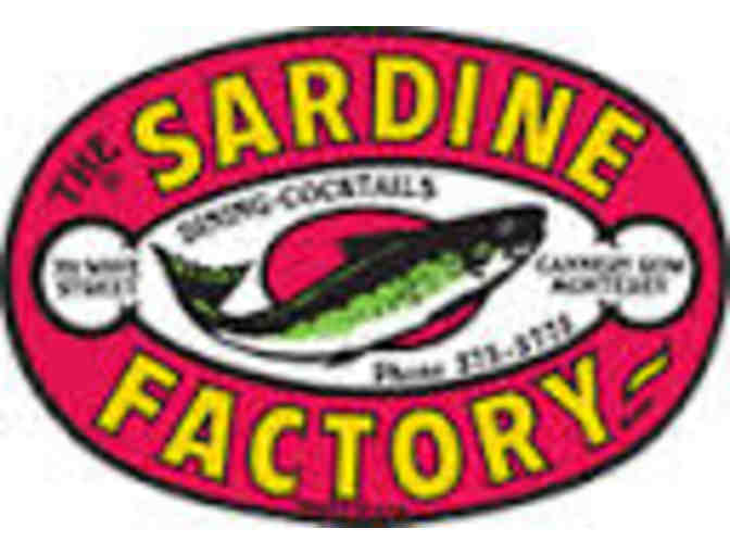 Sardine Factory Dinner for 2