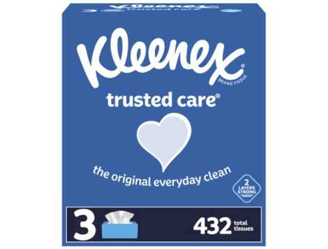 50219-01: Kleenex Trusted Care Facial Tissues, 12 Bundles of 3 Flat Boxes