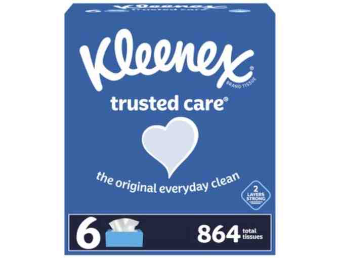 51757-01: Kleenex Trusted Care Facial Tissues, 4 bundles, 4 Flat Boxes in a Bundle