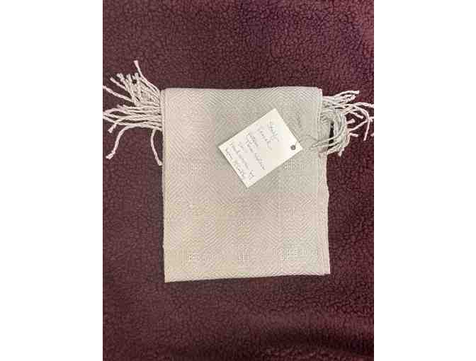 Beautiful Handwoven Light Green Scarf