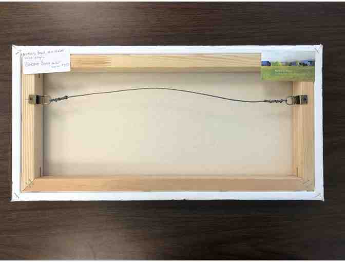 $350 Mother's Beach, Mid-winter 10'x20' Acrylic by Barbara Berry